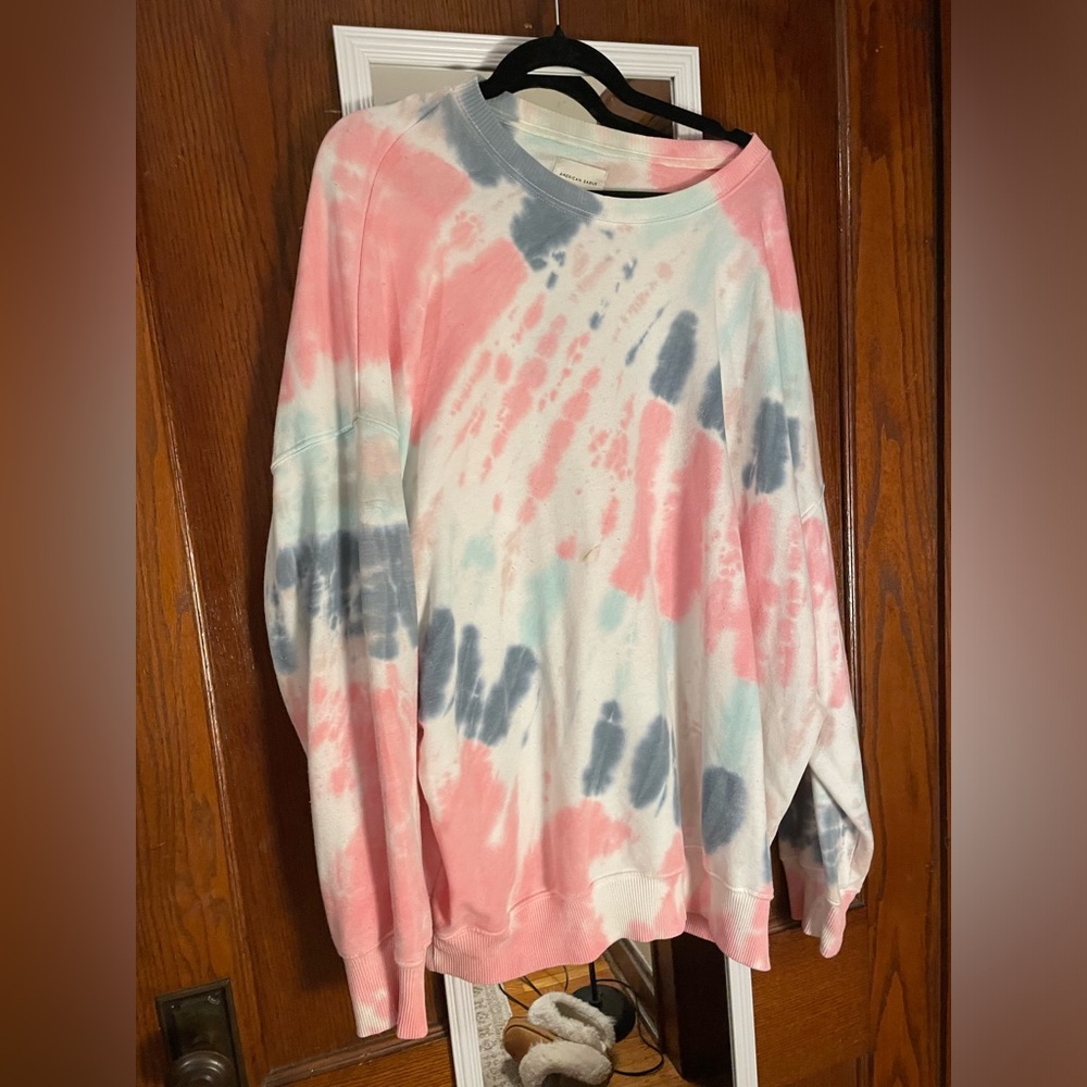 Tie dye oversized hoodie from American Eagle